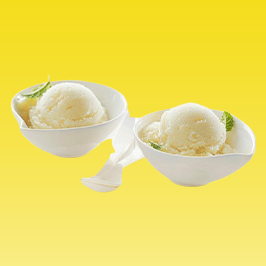 Sorbetto with one scoop